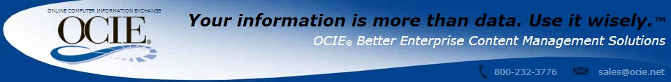OCIE® Better Enterprise Content Management Solutions