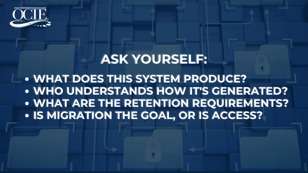 OCIE folder and lock icons, questions before database migrations — Why Database Migrations Go Over Budget