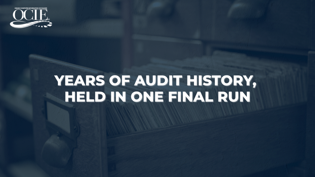 Old filing cabinet drawer symbolizing years of audit trail history preserved during legacy system retirement, from OCIE's blog Anatomy of a Legacy Retirement: Week by Week