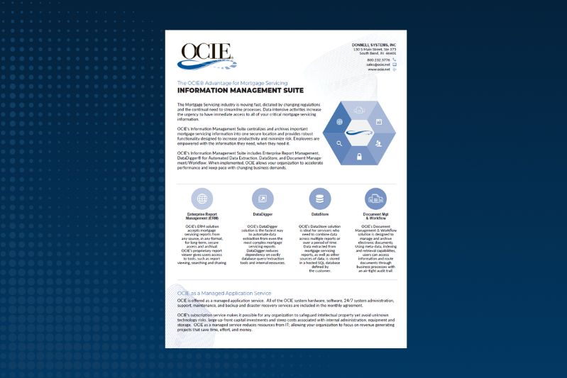 OCIE Information Management Suite